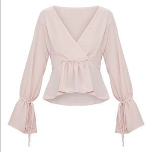 Pretty Little Thing Blush Blouse Size 4